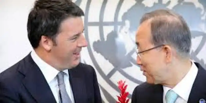 BAN KI-MOON RENZI