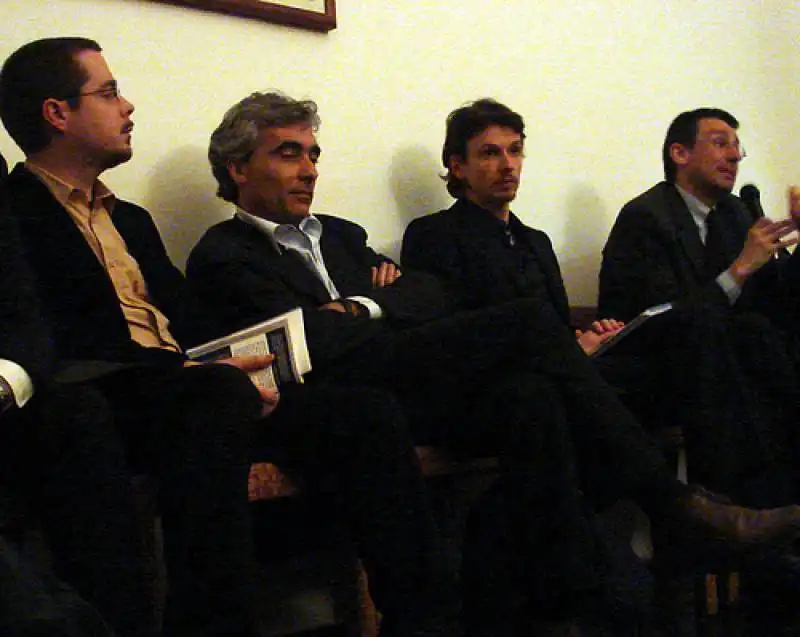 Fabrizio Buratto, Tito Boeri, Cristiano Ghibaudo e Pietro Garibaldi