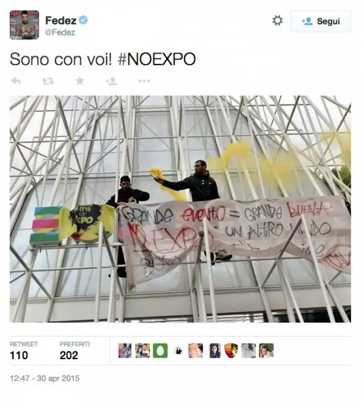 fedez per i noexpo