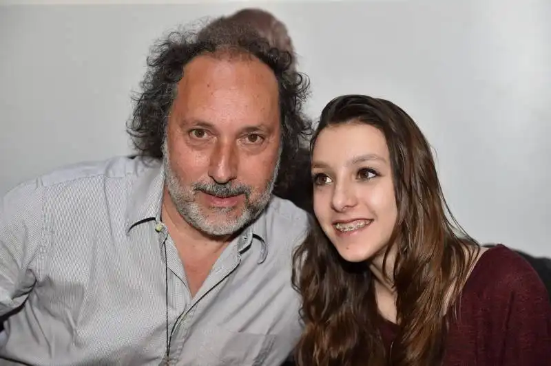 fulvio abbate con la figlia carla