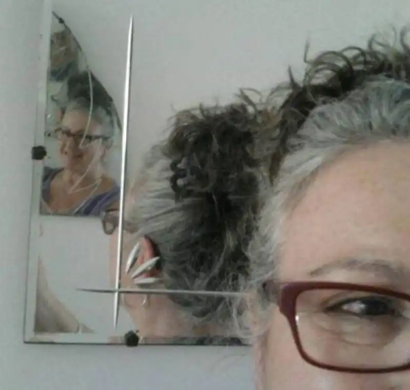 #grannyhair selfie 6