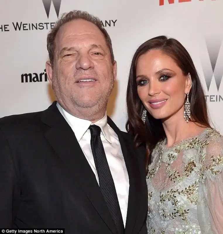 harvey weinstein con la moglie