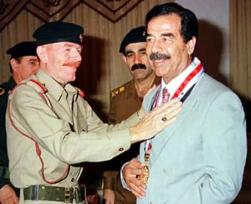 Izzat Ibrahim ad Douri e Saddam Hussein