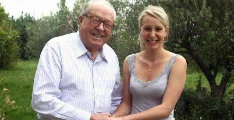 jean marie le pen  con la nipote marion marion marechal