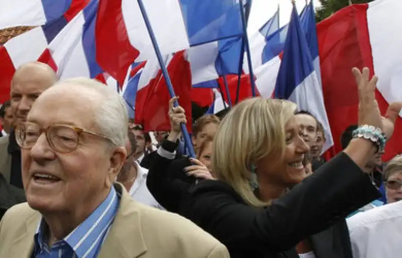 MARINE E JEAN MARIE LE PEN 