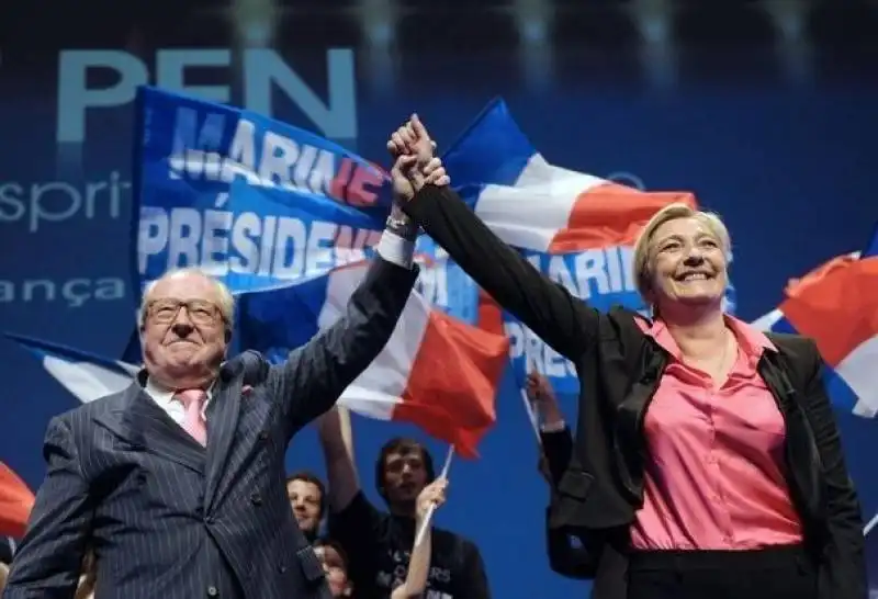 MARINE E JEAN MARIE LE PEN 