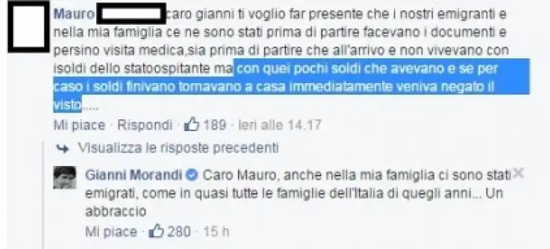 messaggi gianni morandi scelti da giornalettismo  2