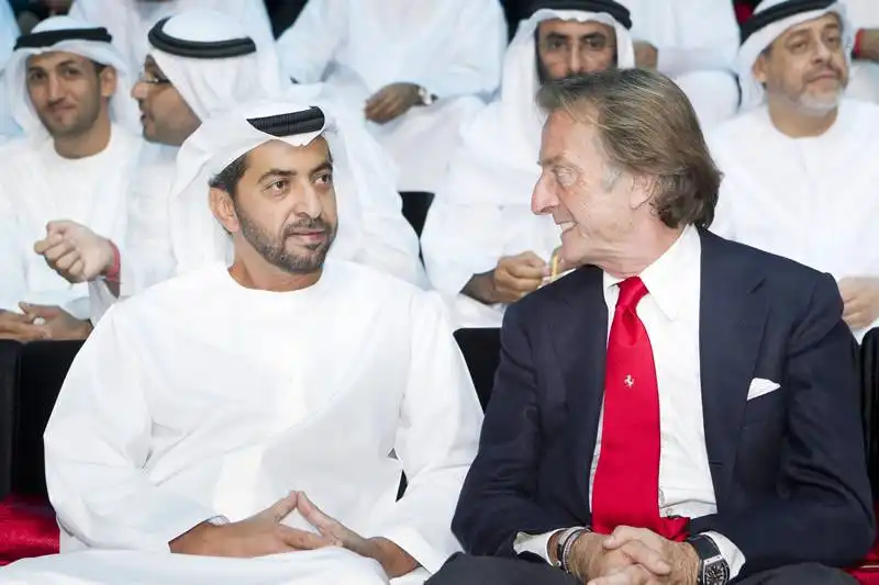 mohammed bin zayed al nahyan e luca di montezemolo