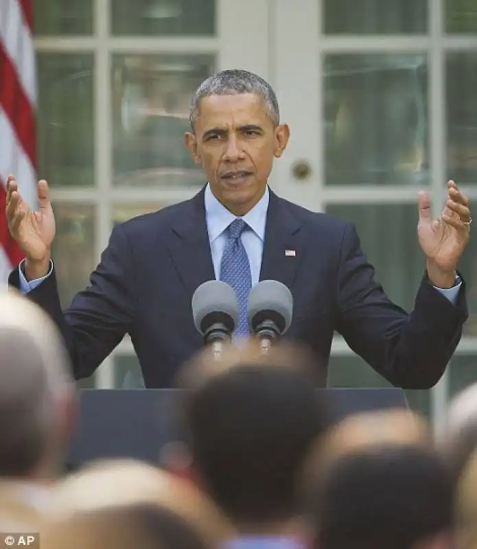 obama durante la commemorazione