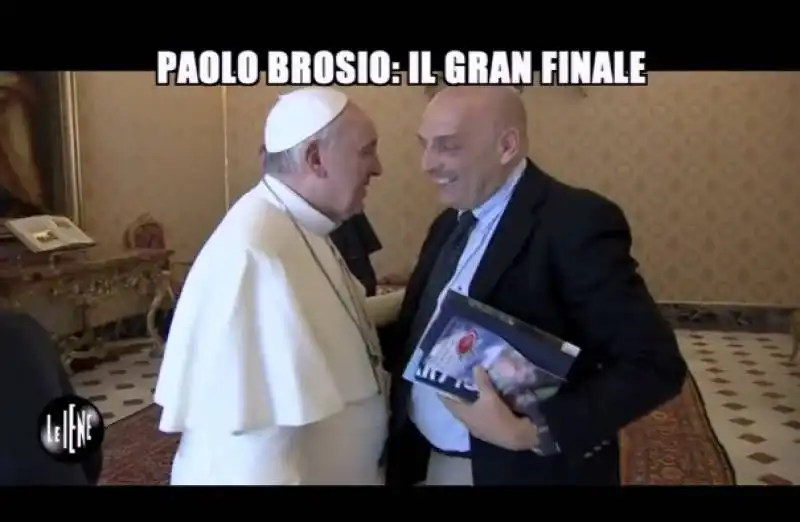 paolo brosio incontra papa francesco bergoglio  