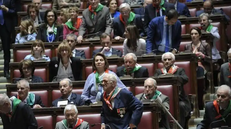 partigiani a montecitorio per i 70 anni dalla liberazione  2