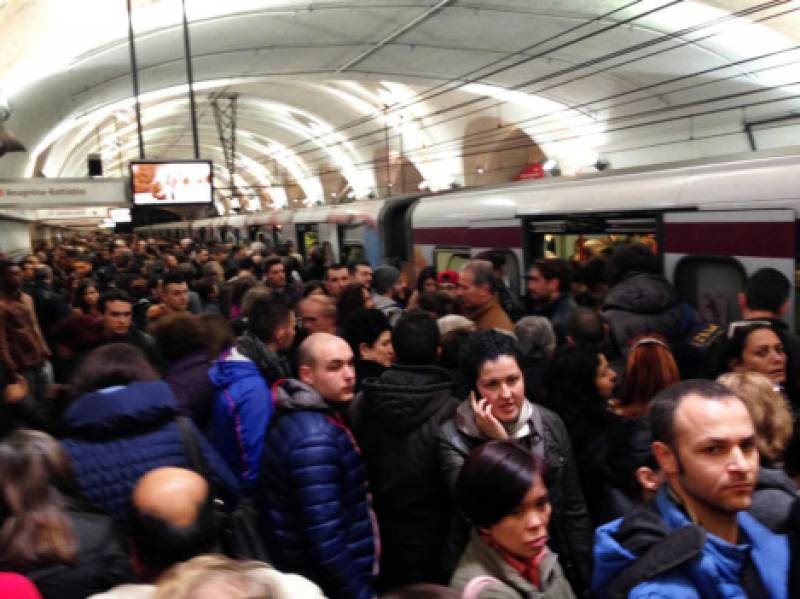 ROMA - SCIOPERO DELLA METROPOLITANA