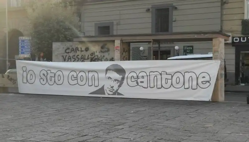 striscione per cantone