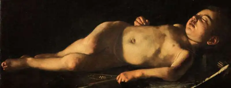 AMORINO DORMIENTE CARAVAGGIO