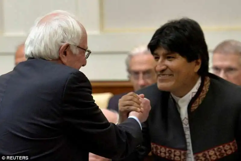 bernie sanders evo morales