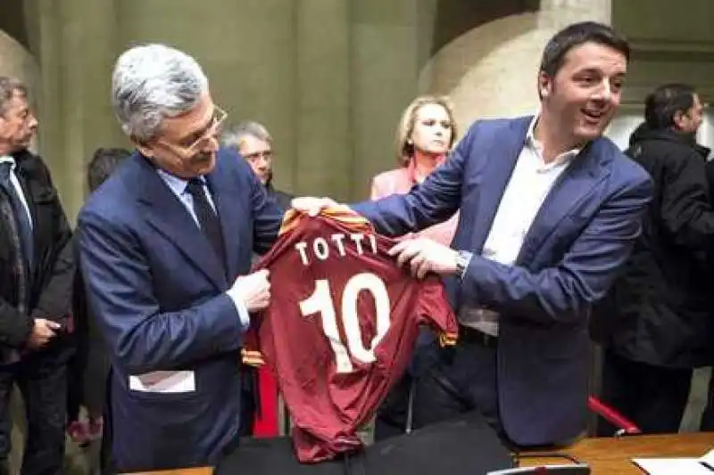 D ALEMA RENZI TOTTI