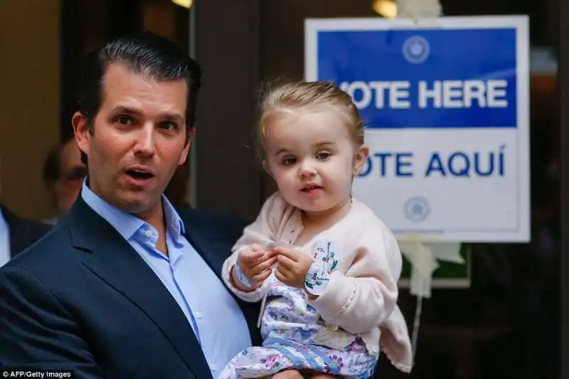 donald trump junior con la figlia