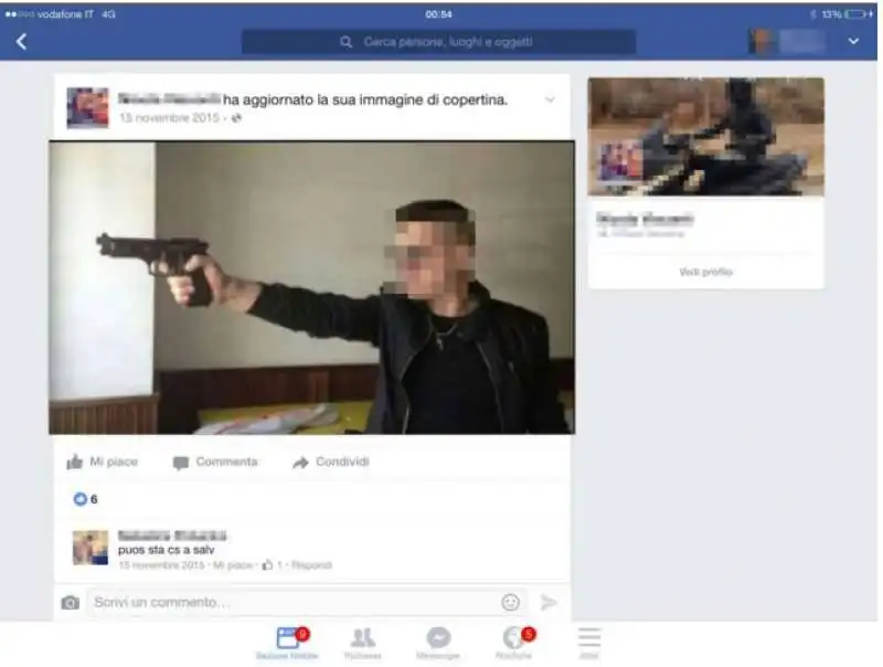 I GIOVANI CAMORRISTI SI ESIBISCONO SU FACEBOOK