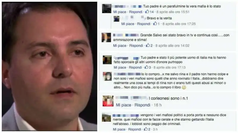 IL SOSTEGNO A SALVO RIINA SU FACEBOOK