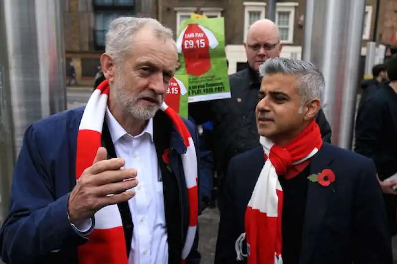 jeremy corbin e sadiq khan