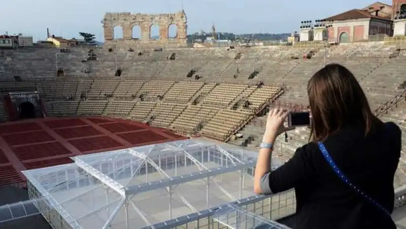 LA CENA DI GALA ALL ARENA DI VERONA