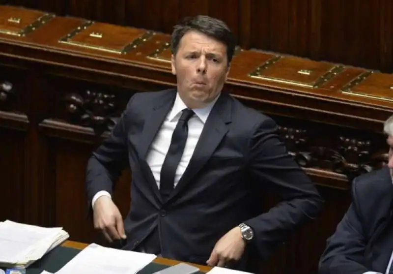 la smorfia di matteo renzi