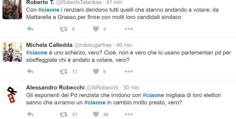 LE REAZIONI AL CIAONE DI ERNESTO CARBONE