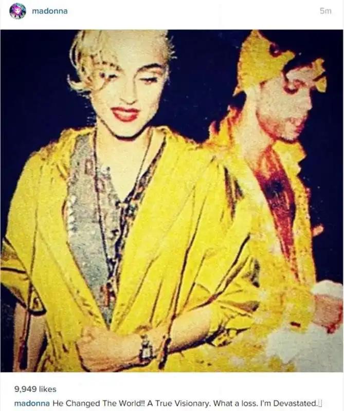 madonna e prince