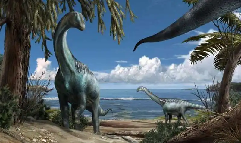 ricostruzione dinosauro tito