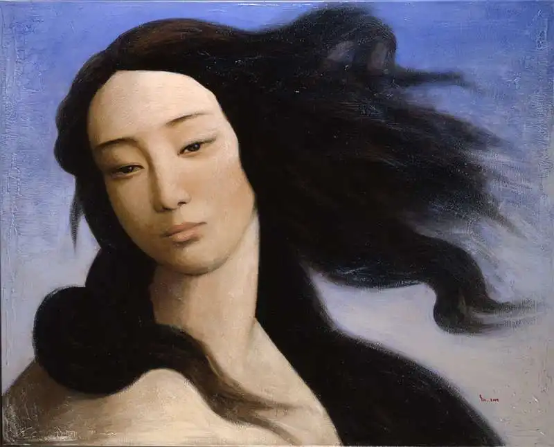 venus, after botticelli, 2008 by yin xin