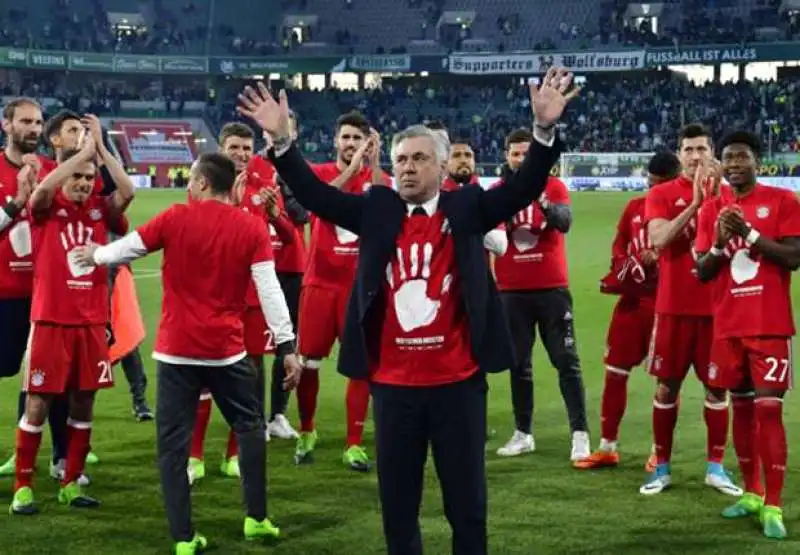 ANCELOTTI VINCE IL CAMPIONATO CON IL BAYERN