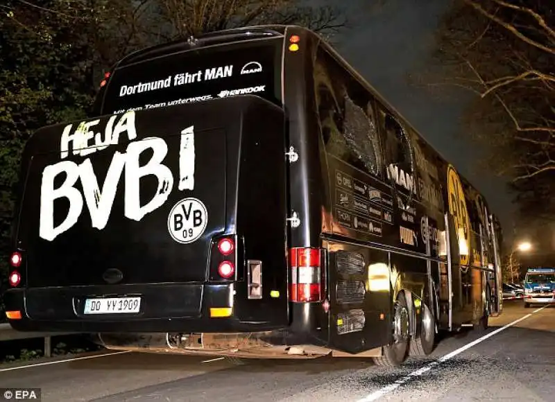 attentato  al  borussia dortmund