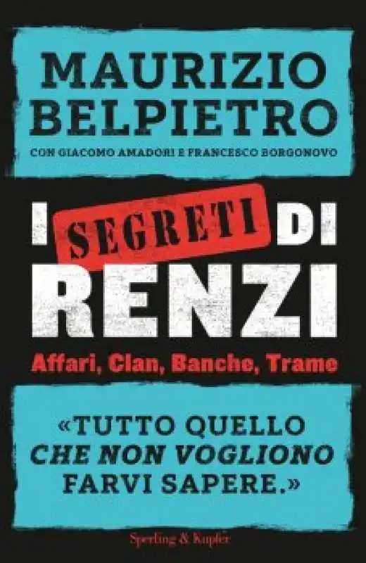 BELPIETRO I SEGRETI DI RENZI