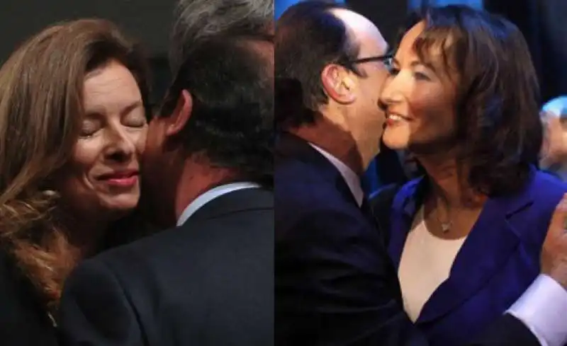 francia hollande con segolene e valerie