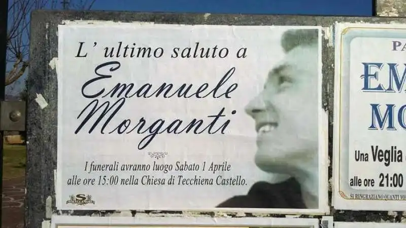 FUNERALE DI EMANUELE MORGANTI