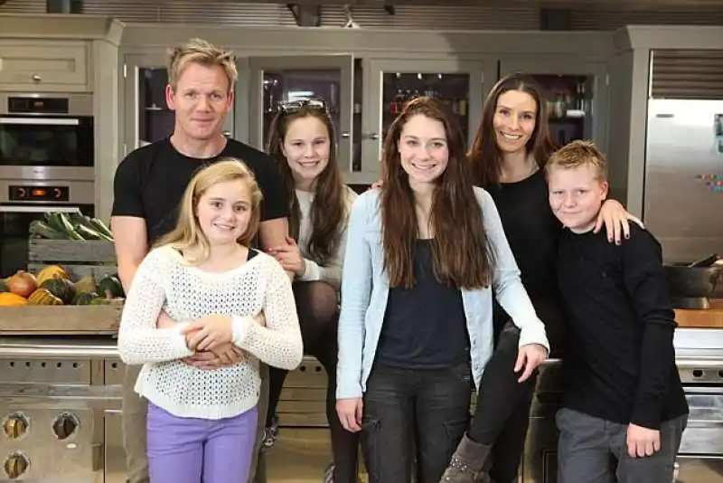 GORDON RAMSAY E LA SUA FAMIGLIA 