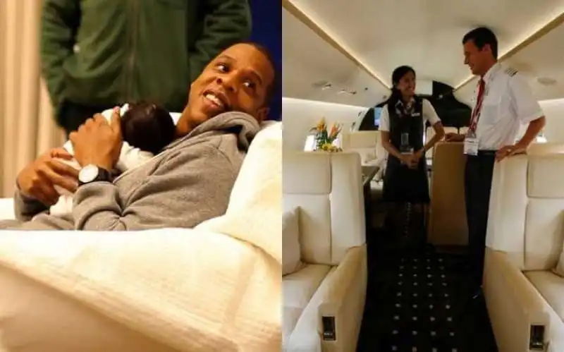 jay z aereo privato