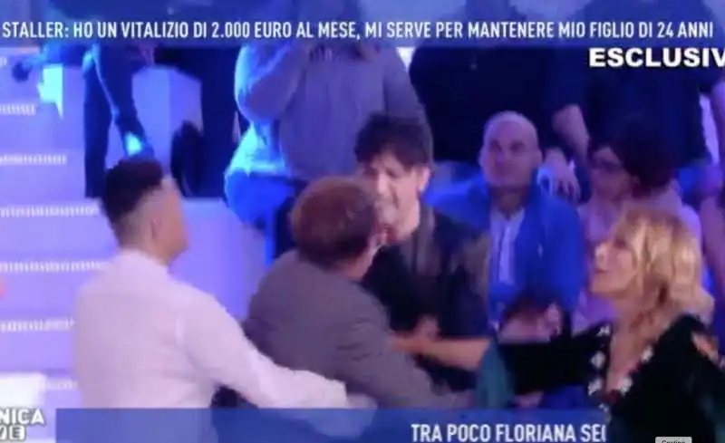 la rissa tra filippo facci e luca di carlo a domenica live  1