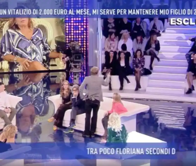 la rissa tra filippo facci e luca di carlo a domenica live  7