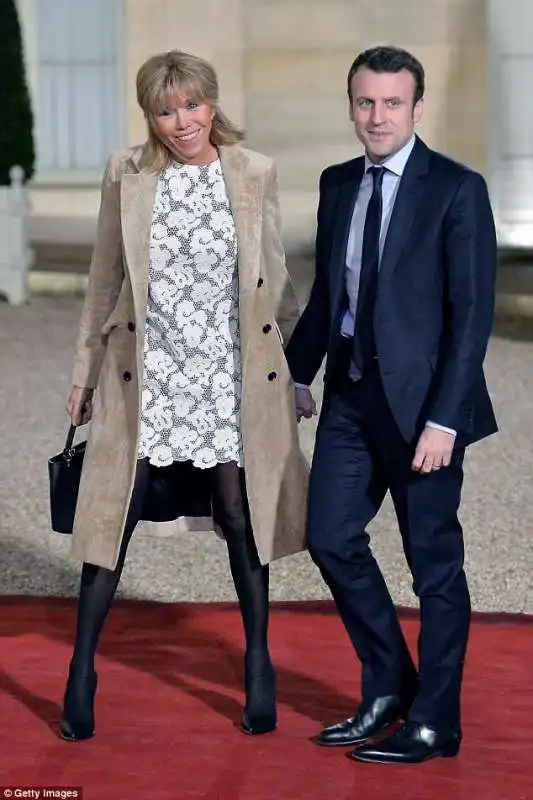 macron e brigitte trogneux