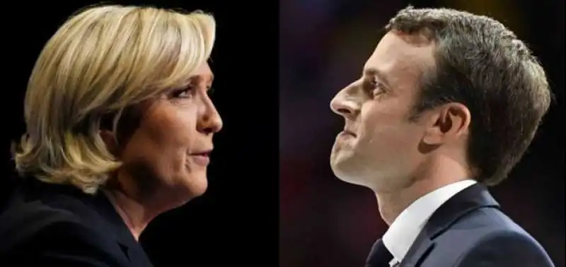 MACRON E LE PEN 