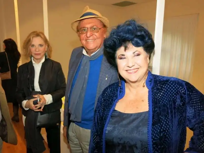 marisa laurito, renzo arbore, irene ghergo foto andrea arriga