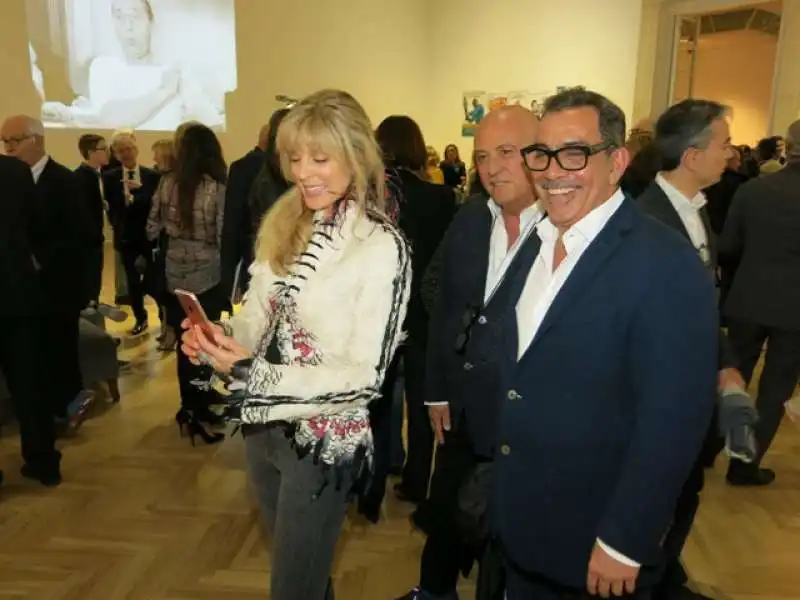 marla maples, stefano dominella, guillermo mariotto foto andrea arriga