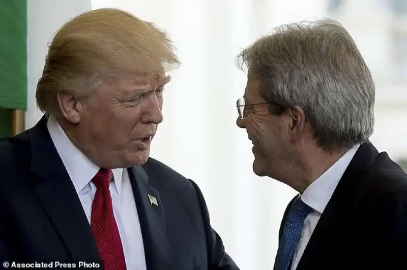 paolo gentiloni donald   trump