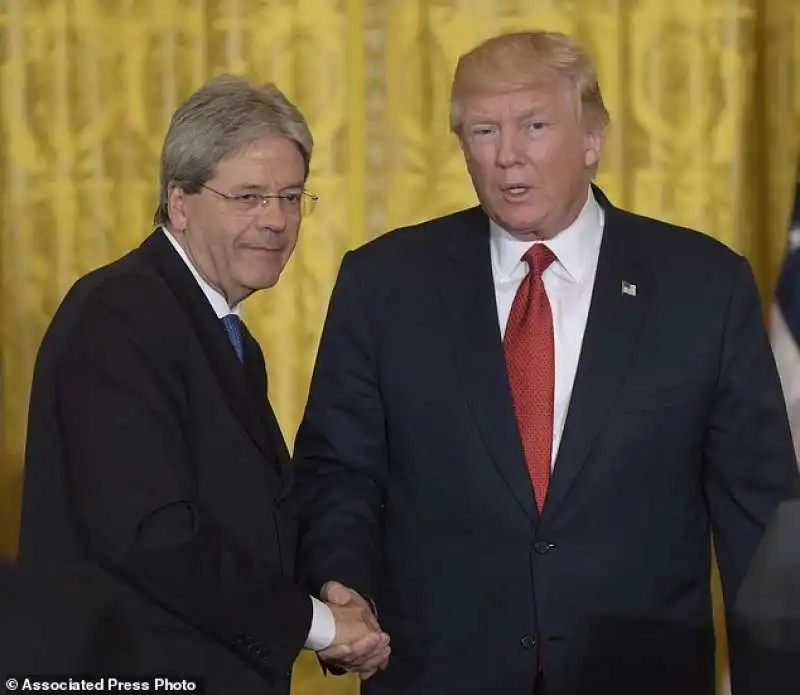 paolo gentiloni donald trump