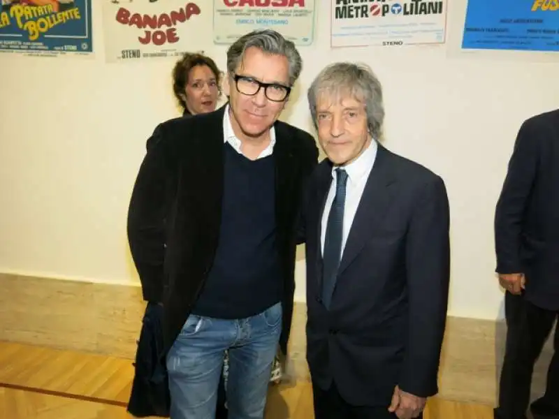 rodolfo corsato con carlo vanzina foto andrea arriga