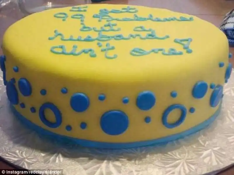 torta divorzio con versi di jay z