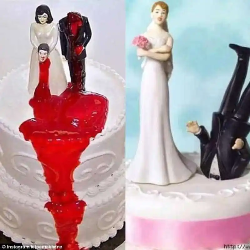 torta macabra di divorzio