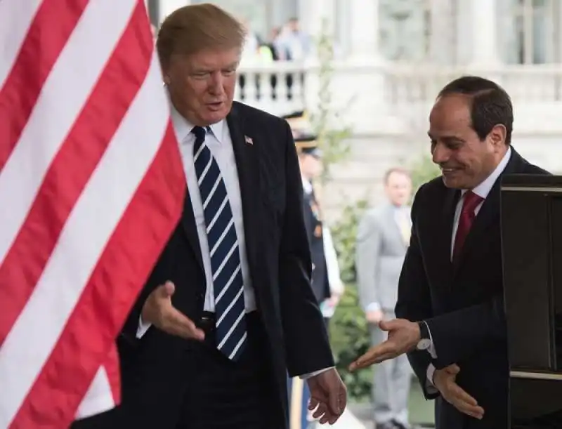 TRUMP E AL SISI 