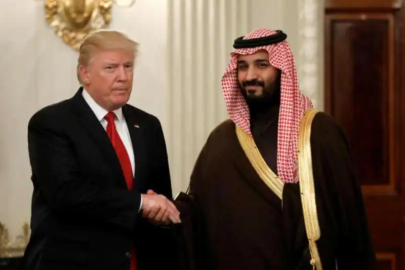 trump e mohammed bin salman